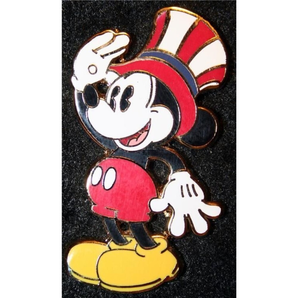 Americana Deluxe Pin Trading Starter - Saluting Mickey